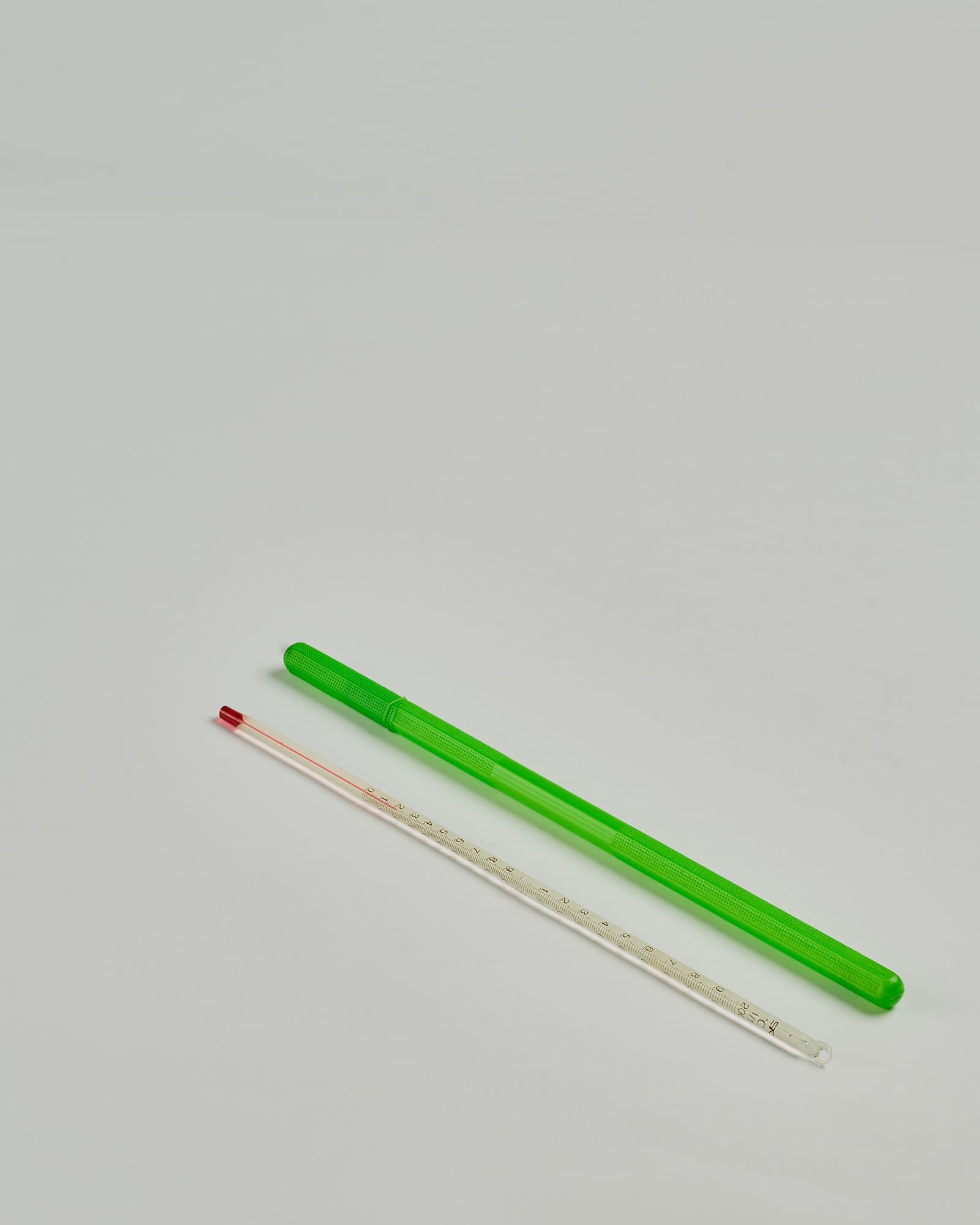 玻璃酒精溫度計